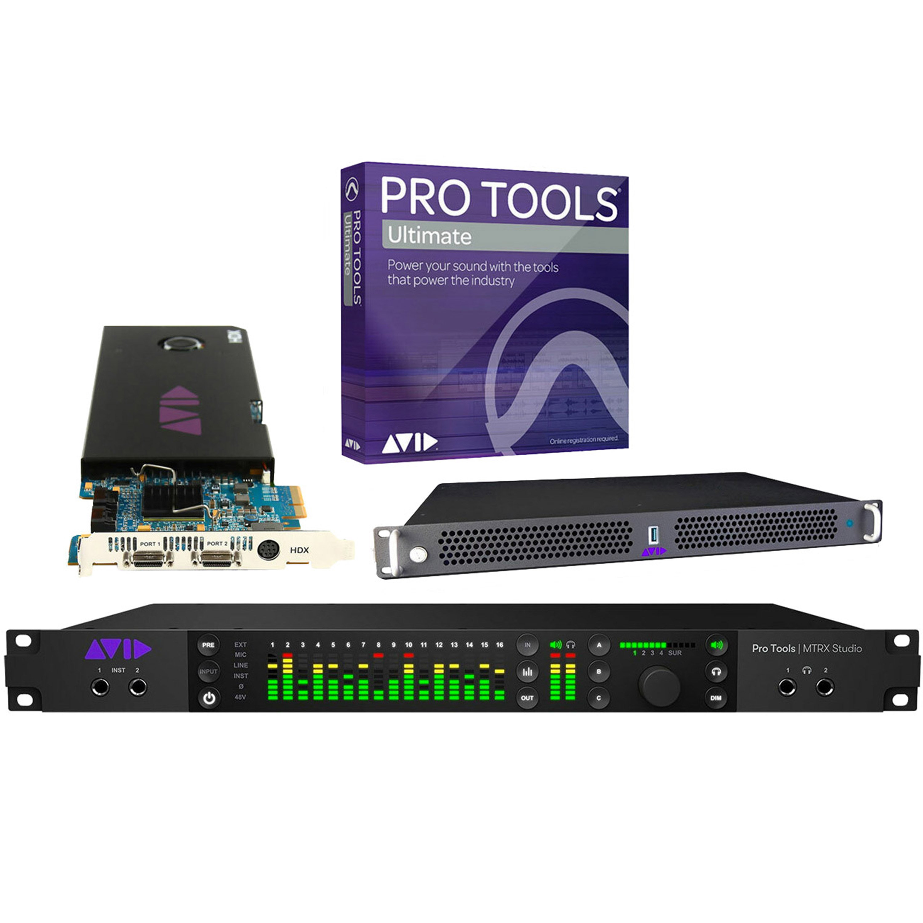 AVID HD Bundle Pro Tools HDX + MTRX Studio + TB3 Rack + PT Ultimate