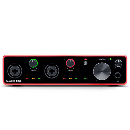 Pack Scarlett 4I4 G3 + Micro + Accessoires Focusrite