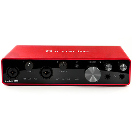 Pack Scarlett 8I6 G3 + Micro + Casque + Câble Focusrite