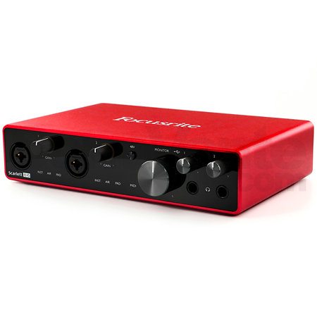 Pack Scarlett 8I6 G3 + Micro + Casque + Câble Focusrite