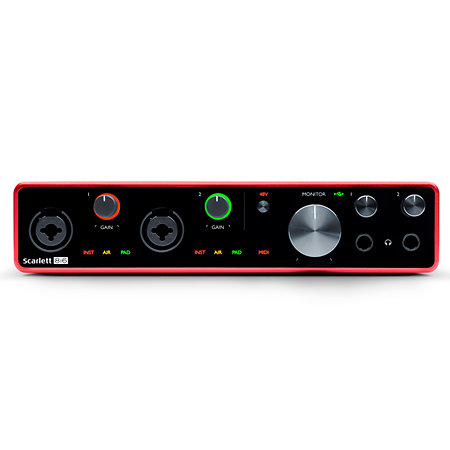Pack Scarlett 8I6 G3 + Micro + Accessoires Focusrite