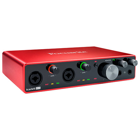 Pack Scarlett 8I6 G3 + Micro + Accessoires Focusrite