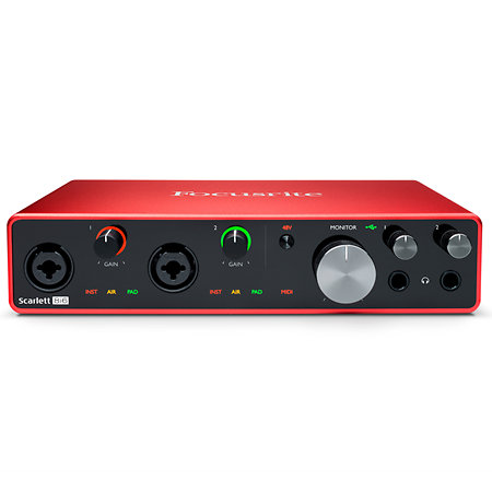 Pack Scarlett 8I6 G3 + Micro + Accessoires Focusrite