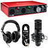 Pack Scarlett 8I6 G3 + Micro + Casque + Câble Focusrite