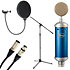 BlueBird SL bundle avec pied + filtre antipop et câble Blue Microphones