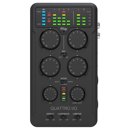 iRig Pro Quattro I/O IK Multimédia