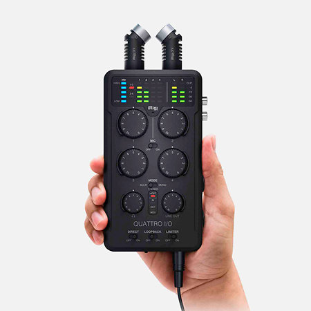 iRig Pro Quattro I/O Deluxe IK Multimédia