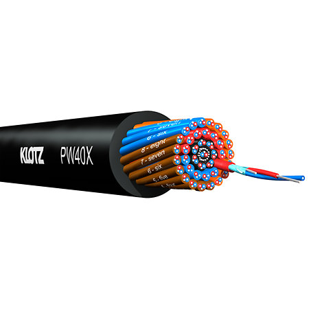 Câble multipaires TASCAM loom 8 canaux stéréo analogique D-Sub 25p. mâle - 8x XLR 3p. mâle 5m KLOTZ Klotz