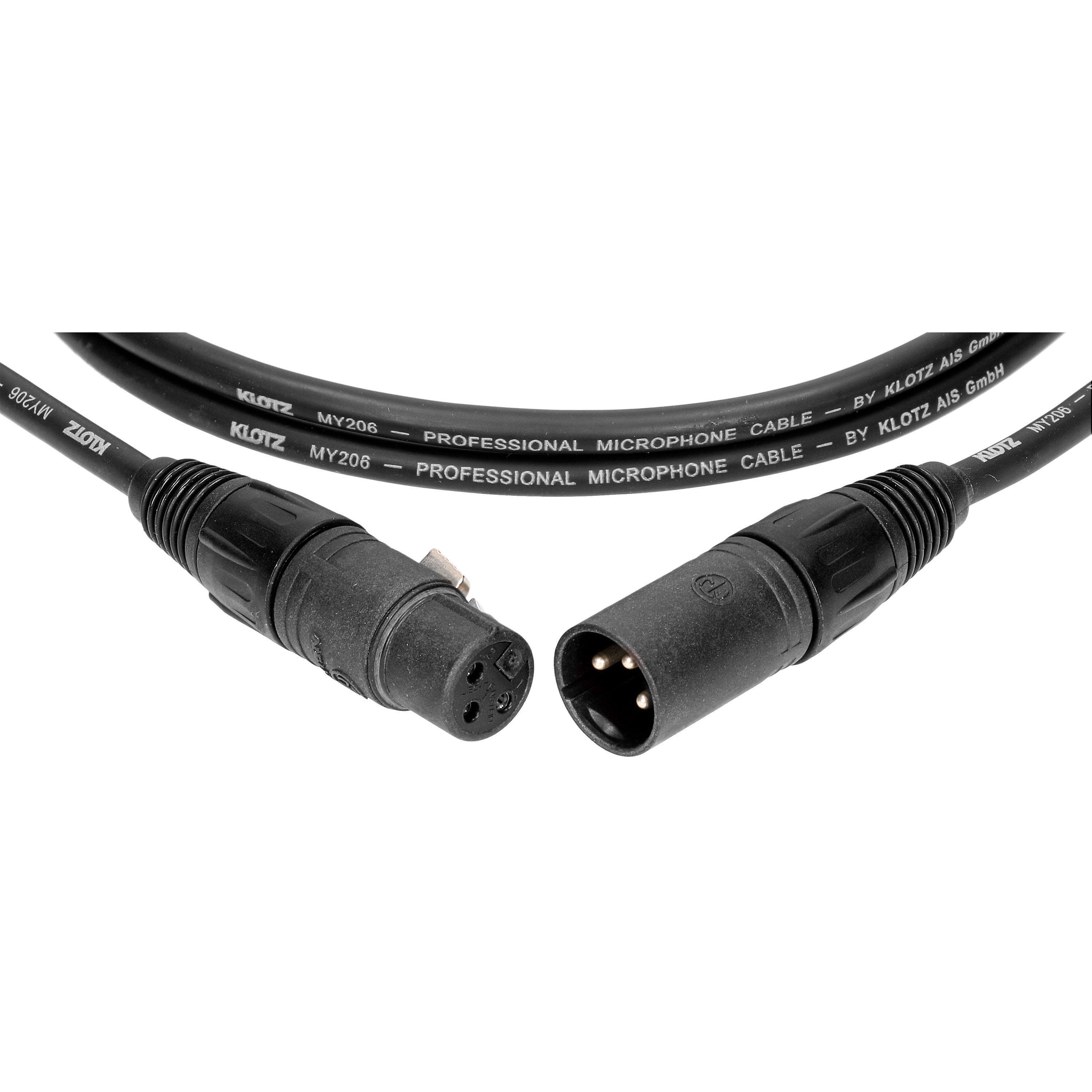 Klotz Câble M1 Pro XLR mâle/femelle Neutrik KMK, 3m
