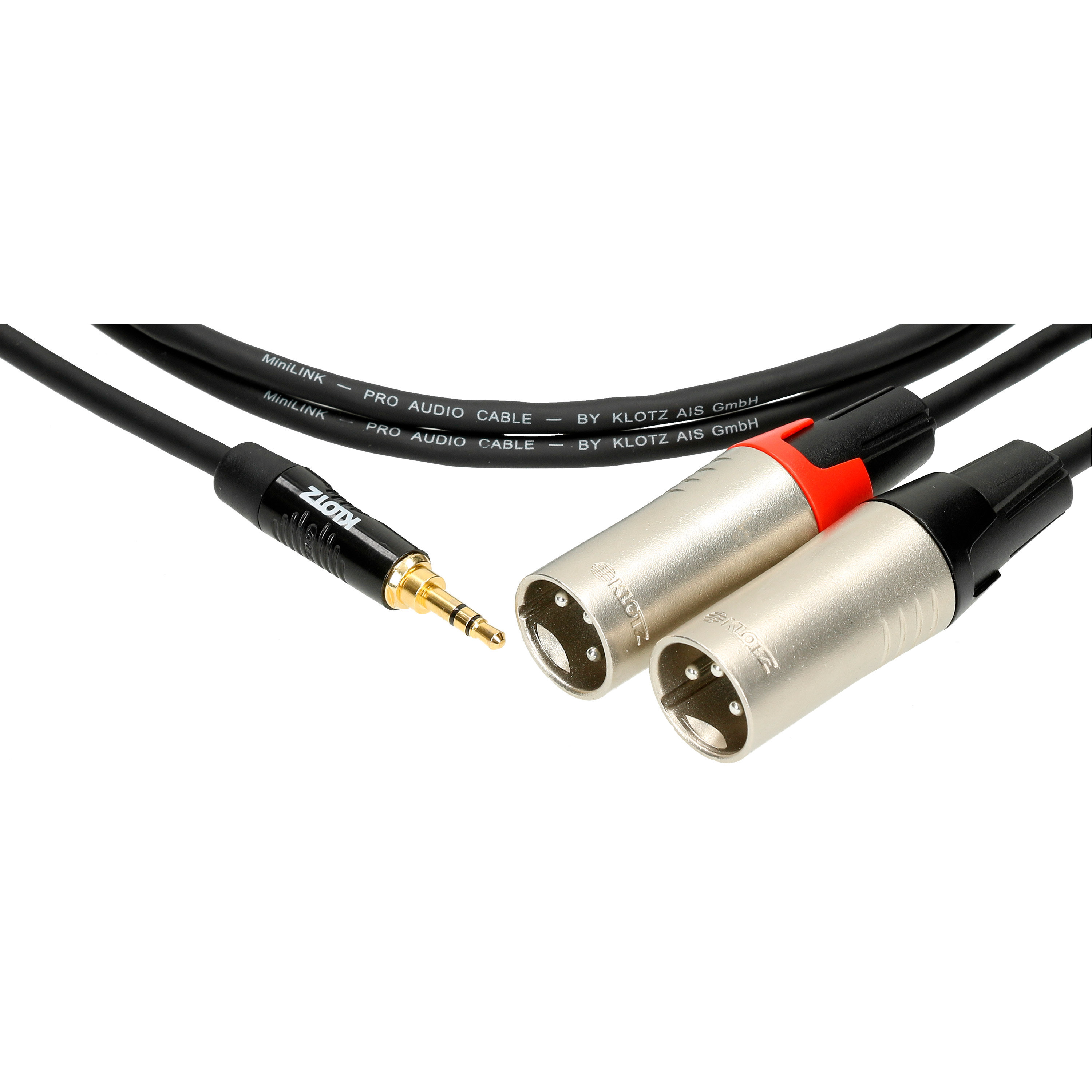 Klotz Câble Y mini-Jack TRS / 2x XLR mâles, 1.8m