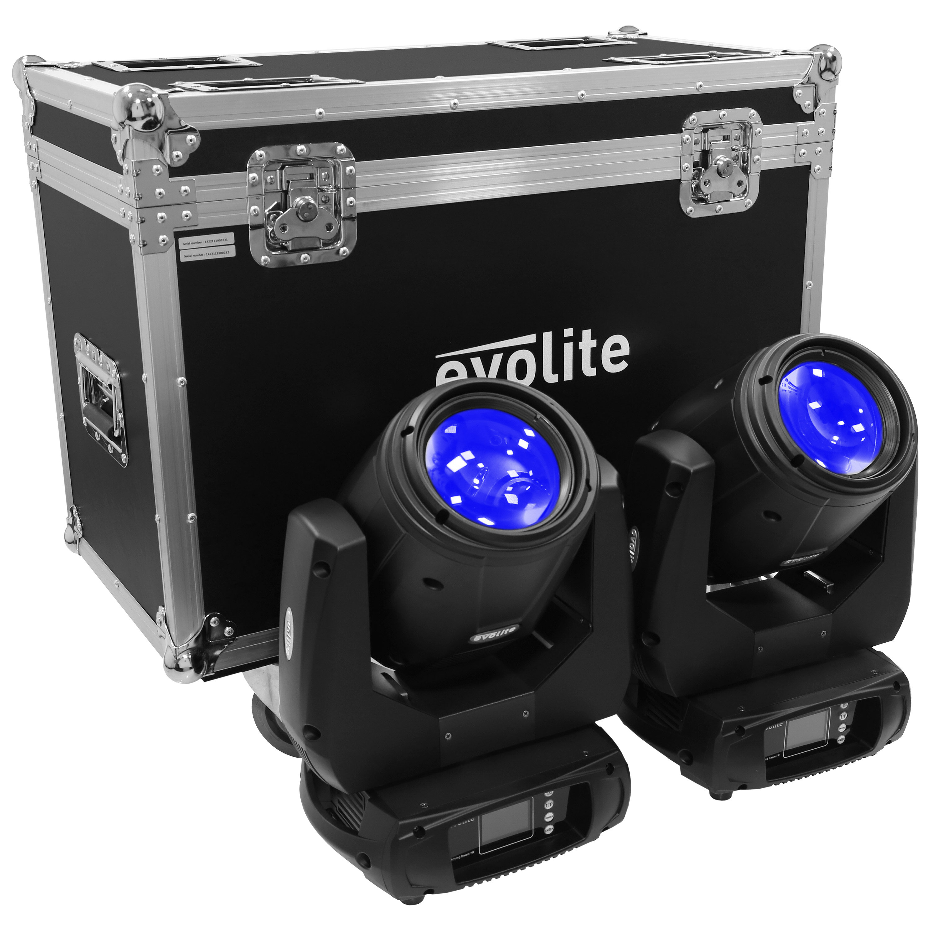 Evolite Moving Beam 7R Set - Lyre Beam Univers Sons