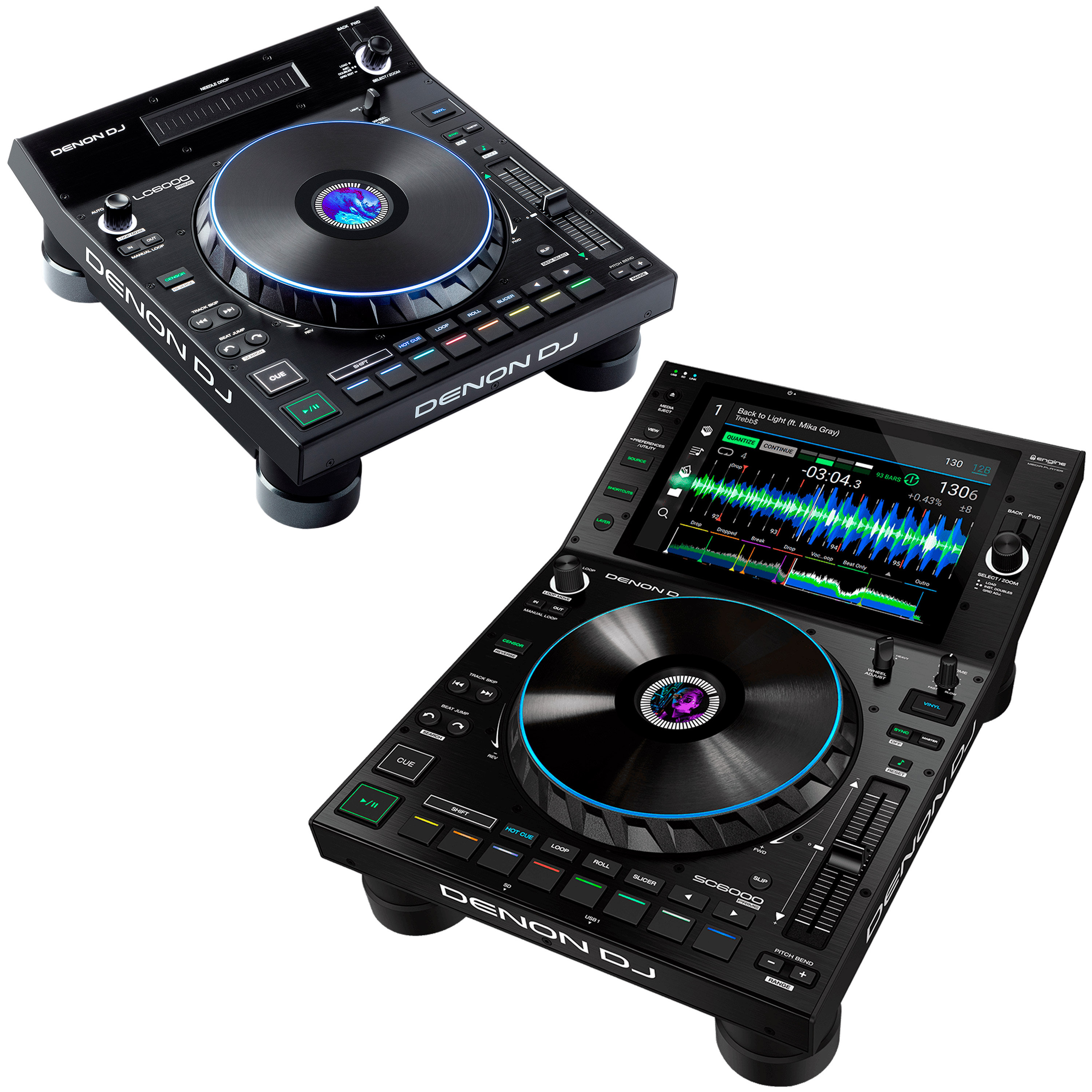 Denon DJ SC6000 Prime + LC 6000 Bundle