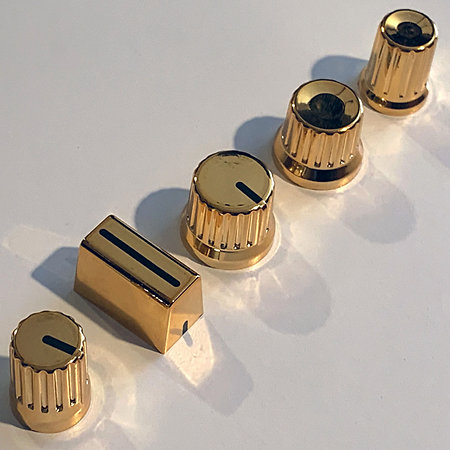 Chroma Caps Thin Encorder V2 Chrome Gold DJ TechTools