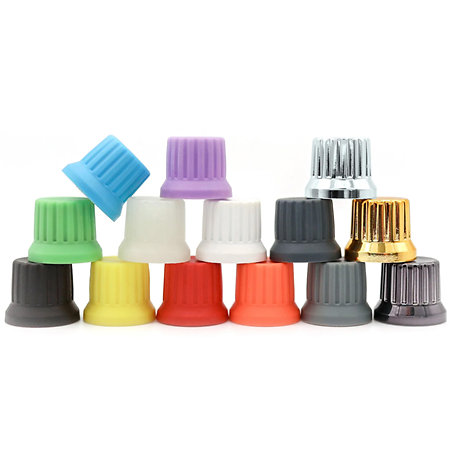 Chroma Caps Thin Encorder V2 Chrome Gold DJ TechTools