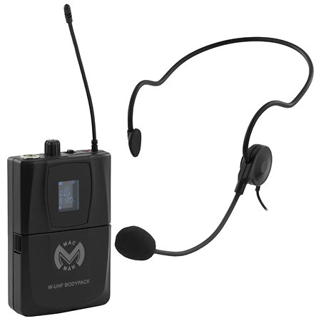 W-UHF Bodypack Mac Mah