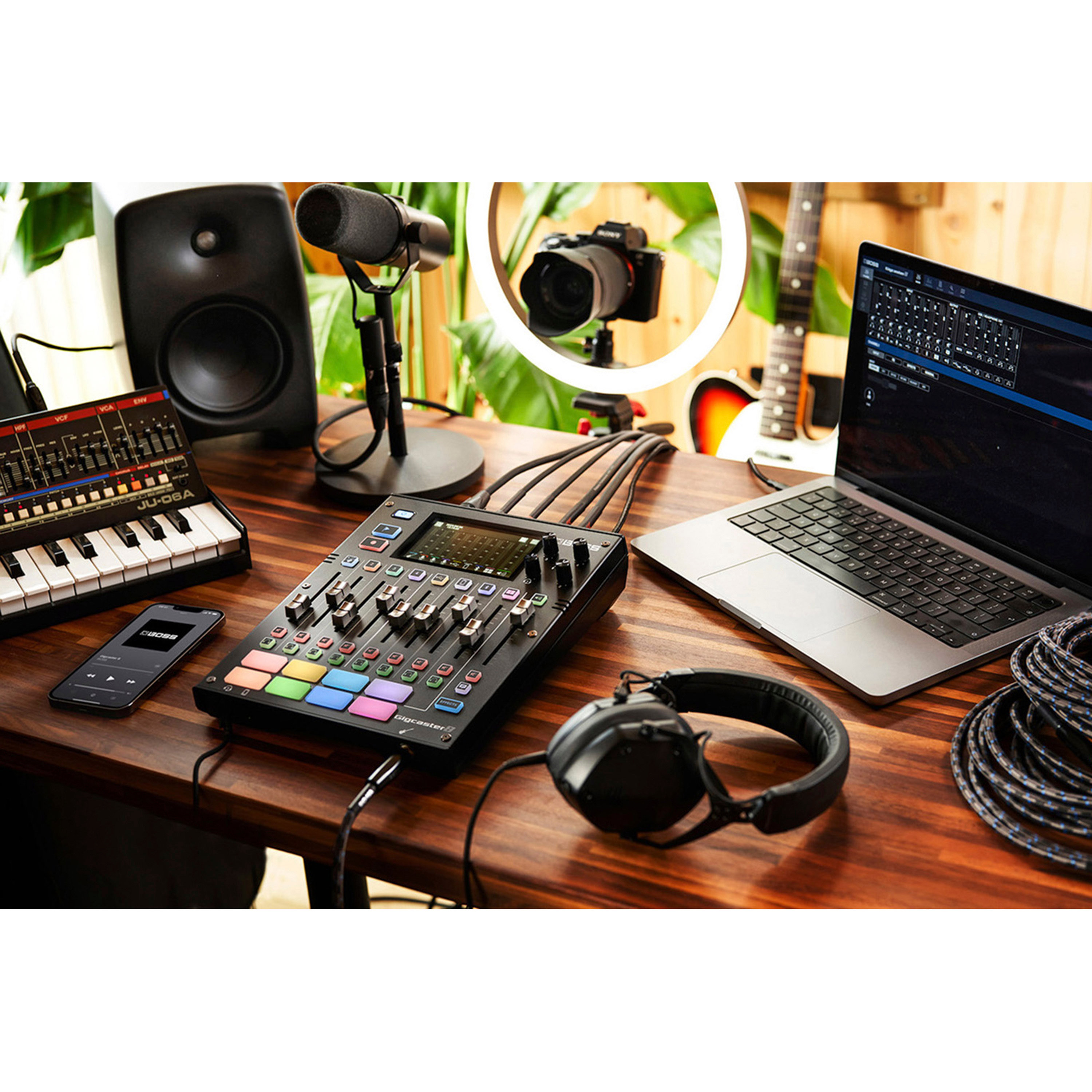 Boss GCS8 Gigcaster 8 Live Streaming Audio Mixer Materiel streaming