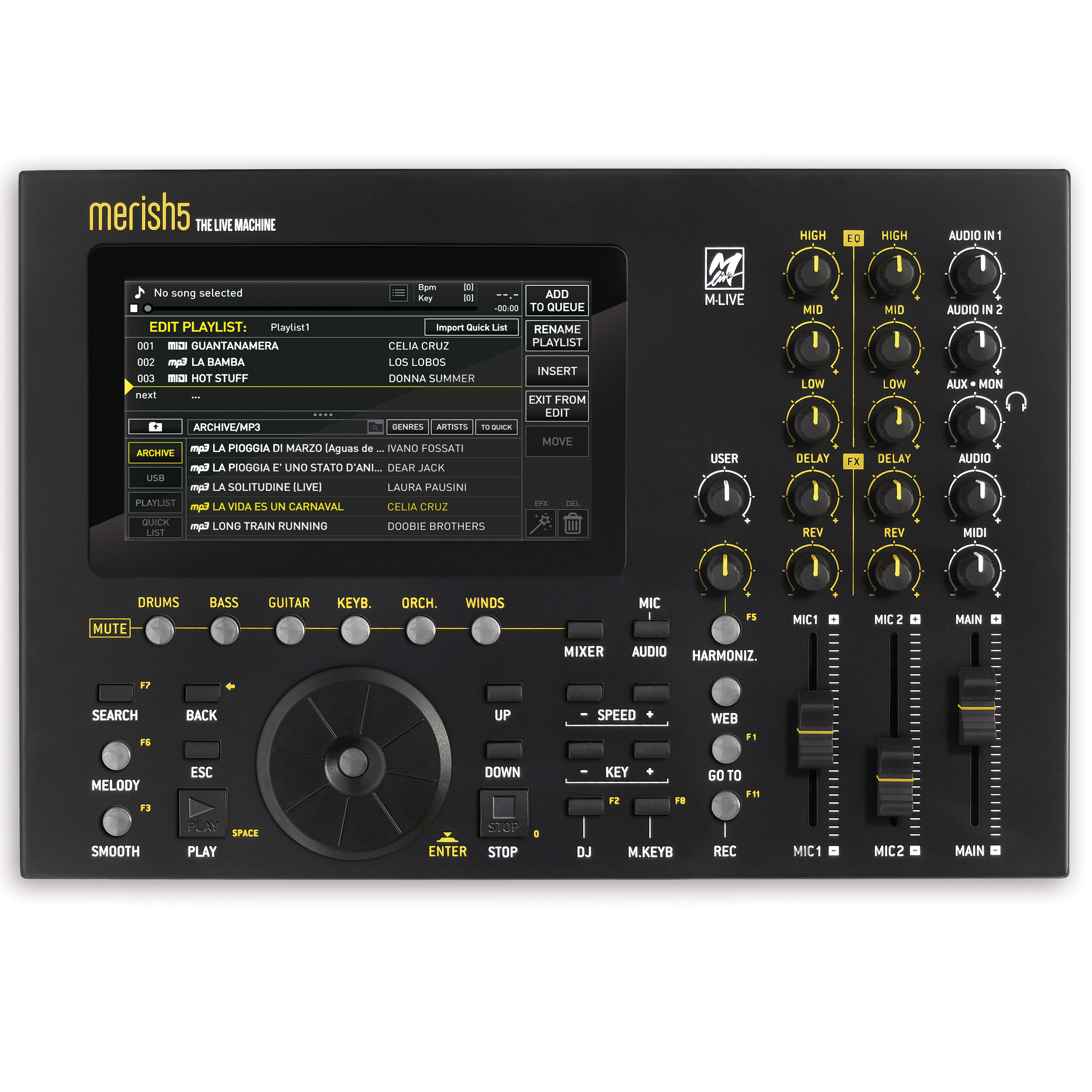 Merish M-Live Merish 5 - Séquenceur et arrangeur Univers Sons