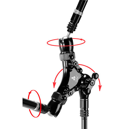 O2x Dual Arm Orbital Boom with Interchangeable Arms Triad-Orbit