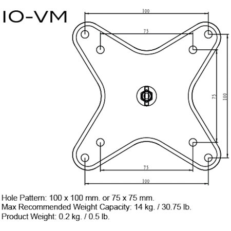 IO-VM IO VESA Mount Triad-Orbit