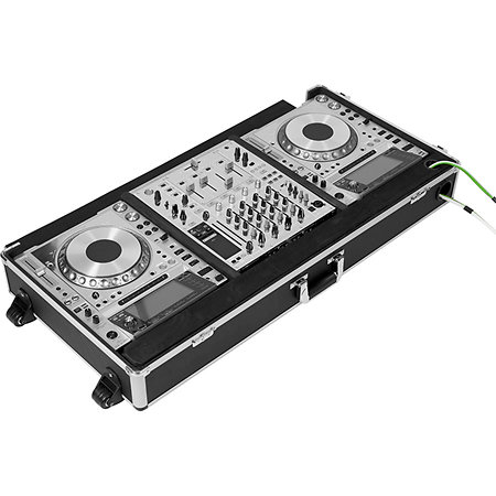 Case Régie 12'' XDJ1000 MKII et DJM750 W Silver Walkasse