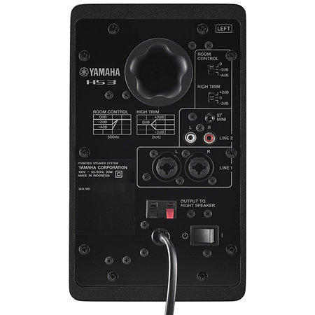 HS3 Noires (la paire) Yamaha