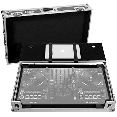 Pack DDJ-FLX10 + Flight Case à roulettes Silver Pioneer DJ