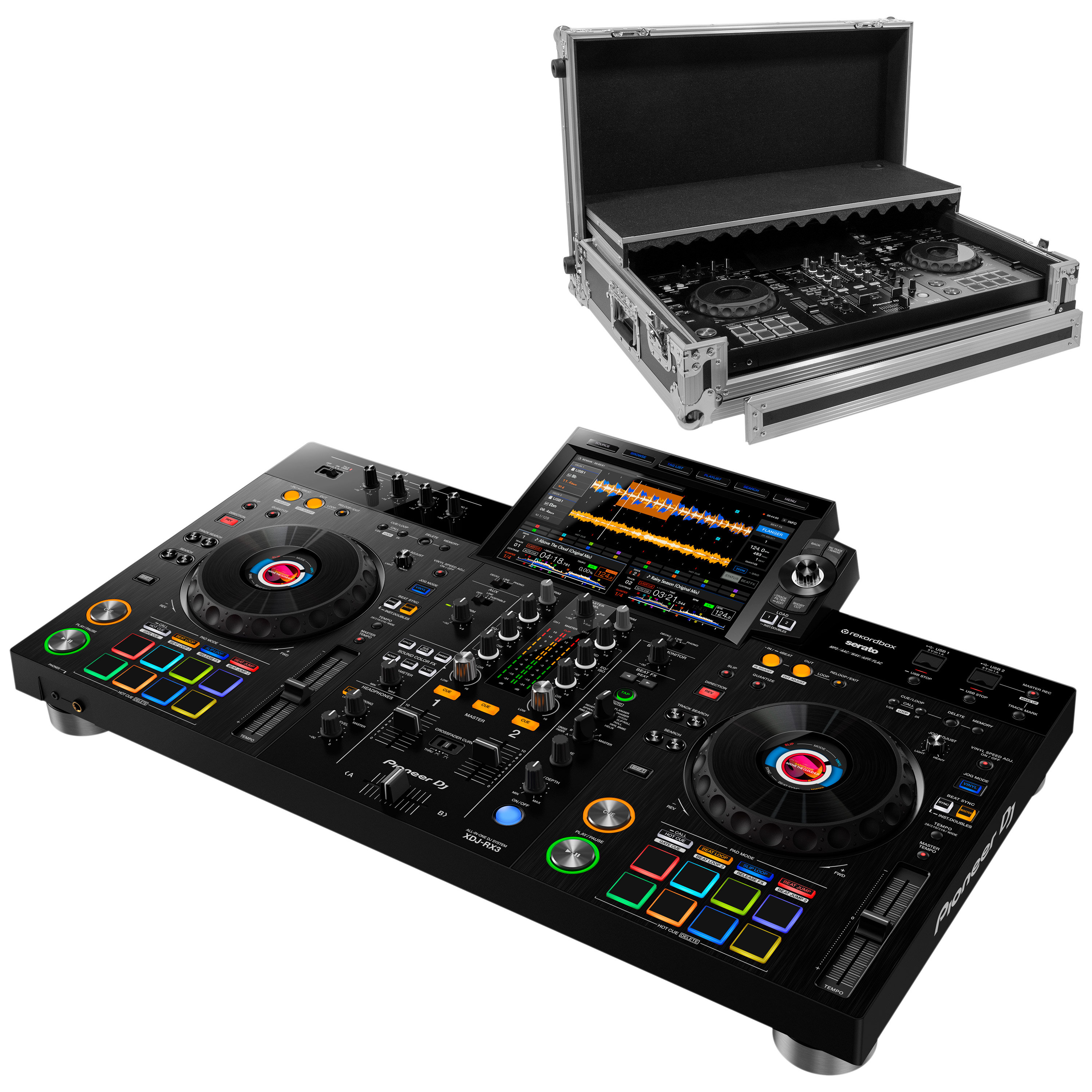 Pioneer DJ Pack XDJ-RX3 + Flight Case Silver