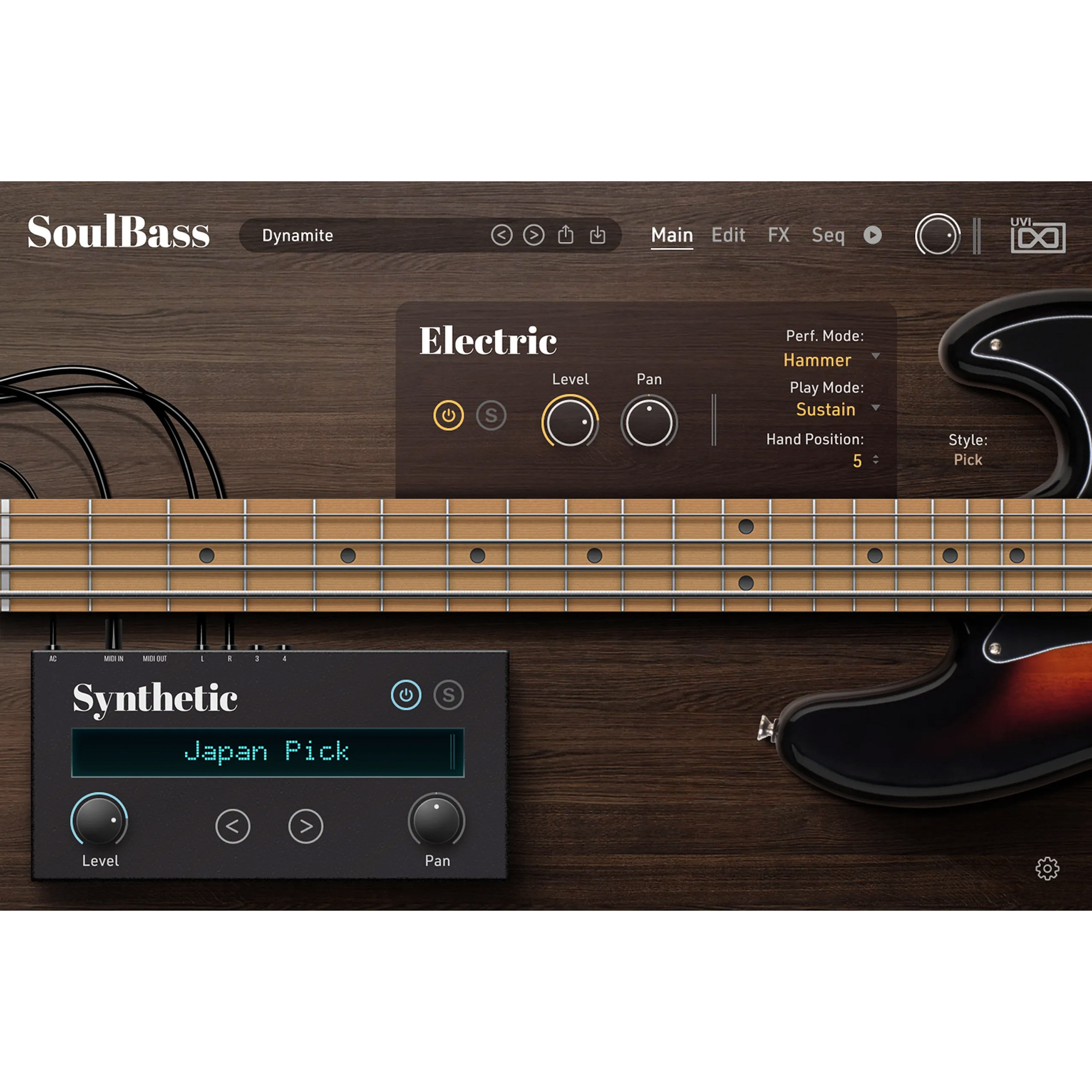 UVI Soul Bass (Licence téléchargeable)