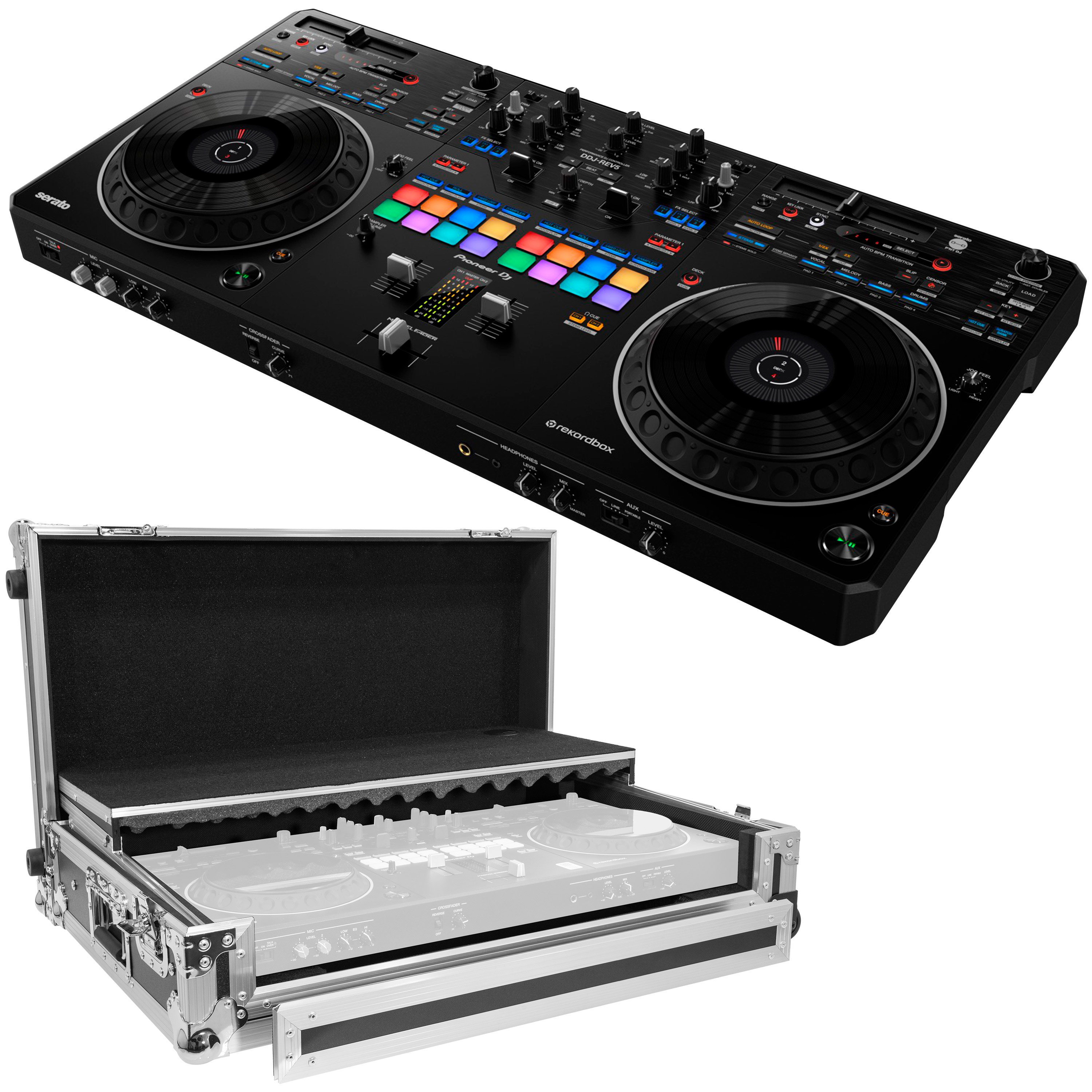 Pioneer DJ Pack DDJ-REV5 + Flight case
