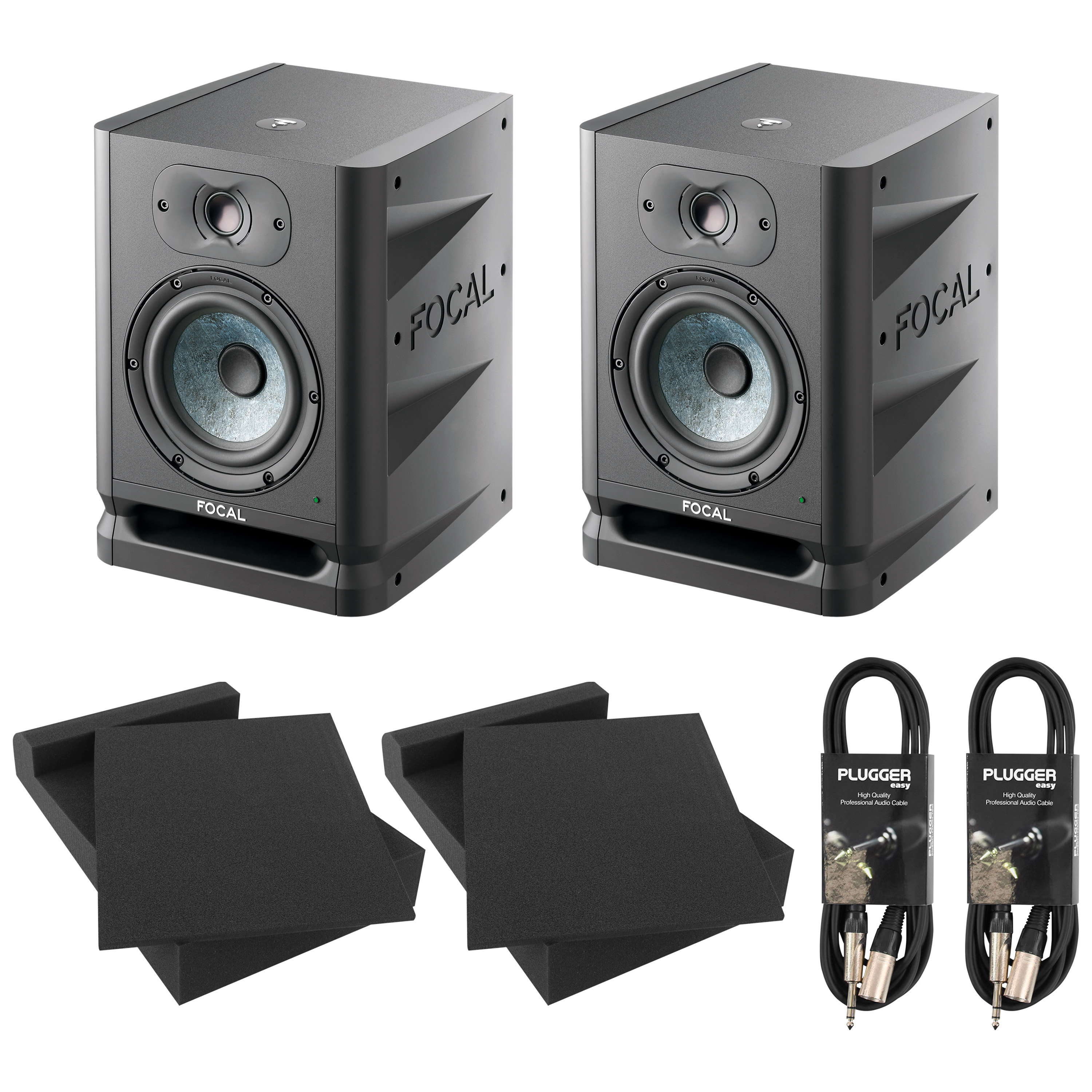 Focal Pack Alpha 50 Evo + Mousses + câbles (la paire)