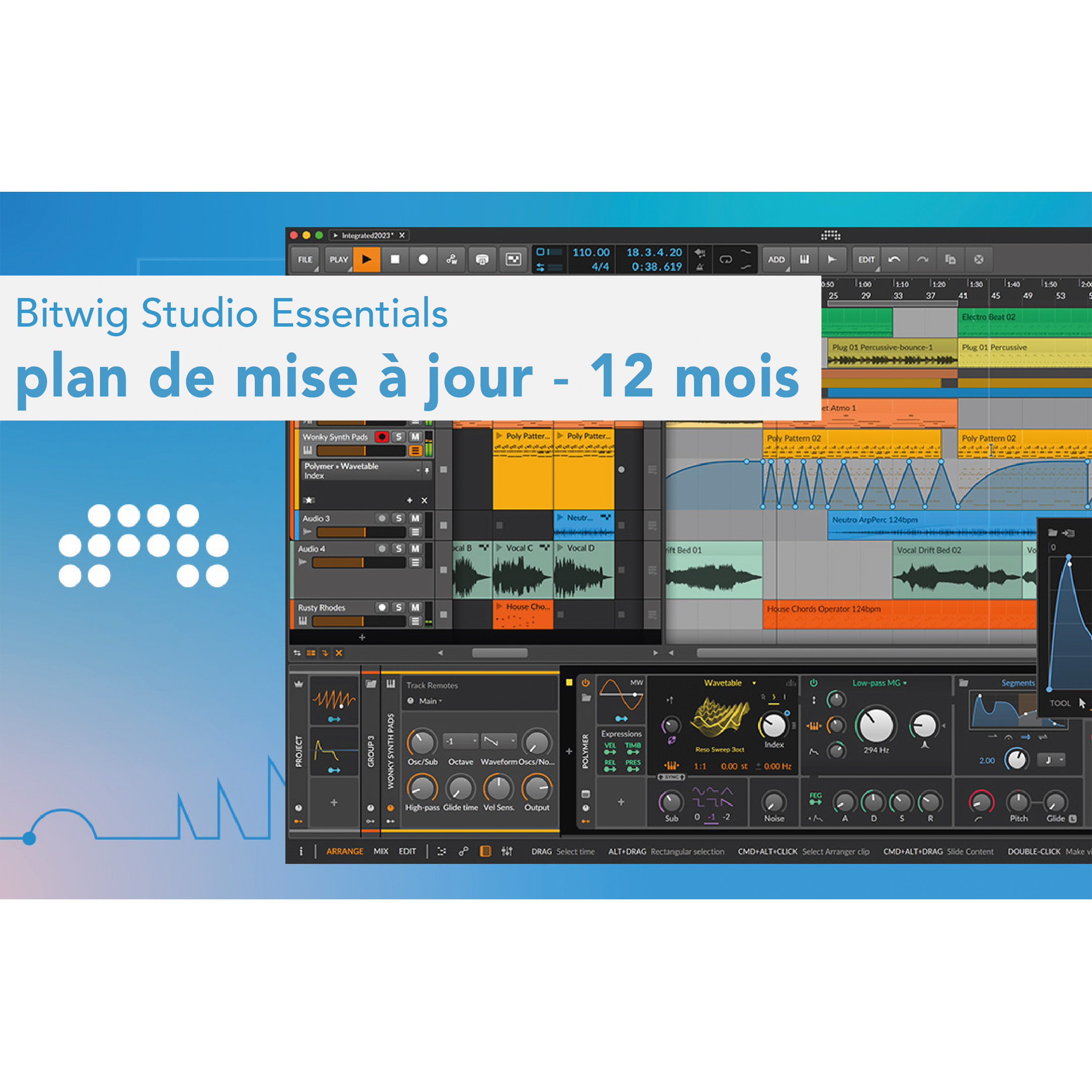 Bitwig Bitwig Studio Essentials Upgrade Plan (licence)