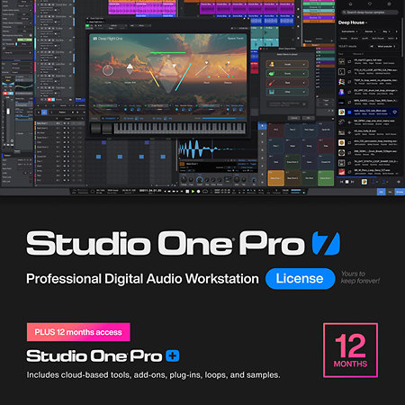 Studio One Pro 7 with 12M Pro+ Presonus ESD