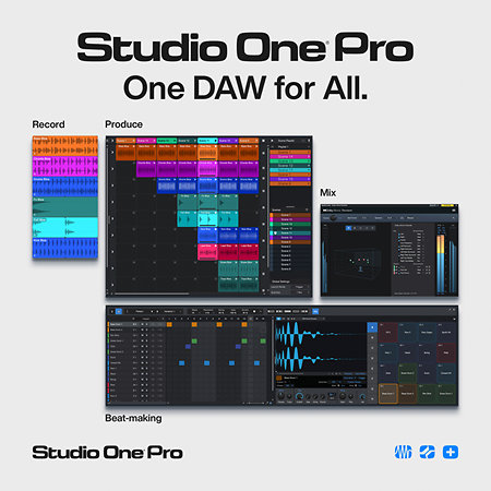 Studio One Pro 7 with 12M Pro+ Presonus ESD