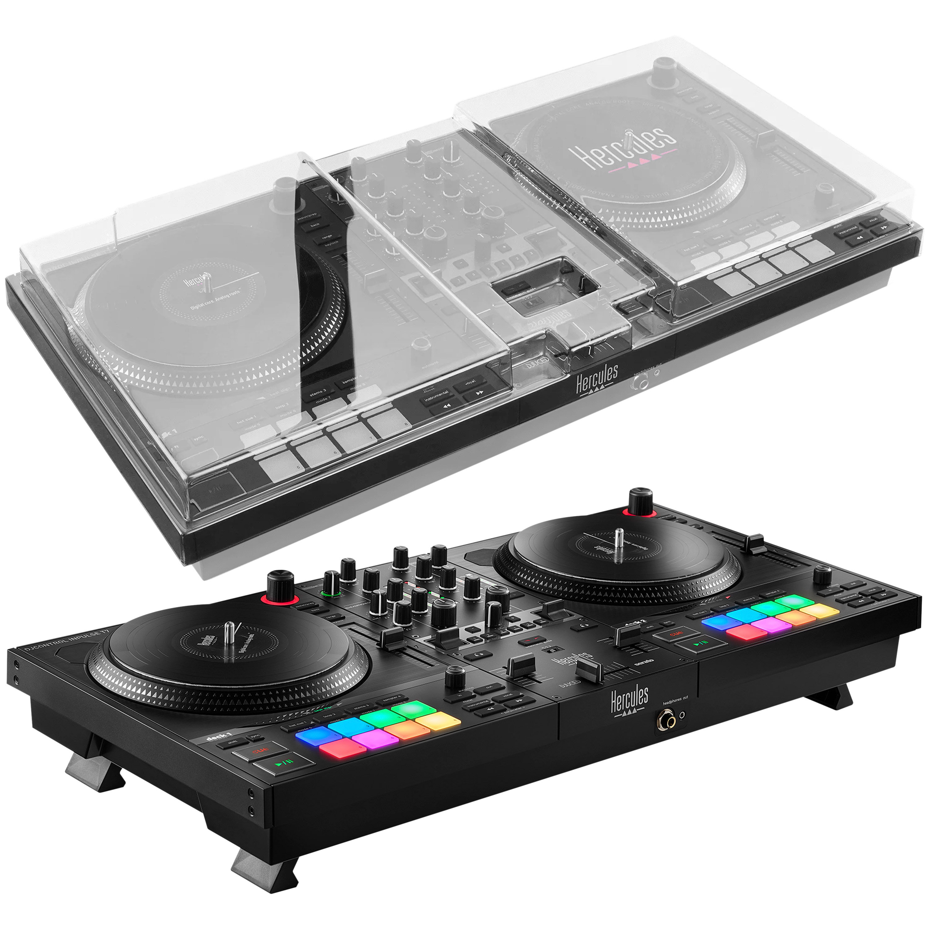 Hercules DJ Pack  DJ Control Inpulse T7 + Cover