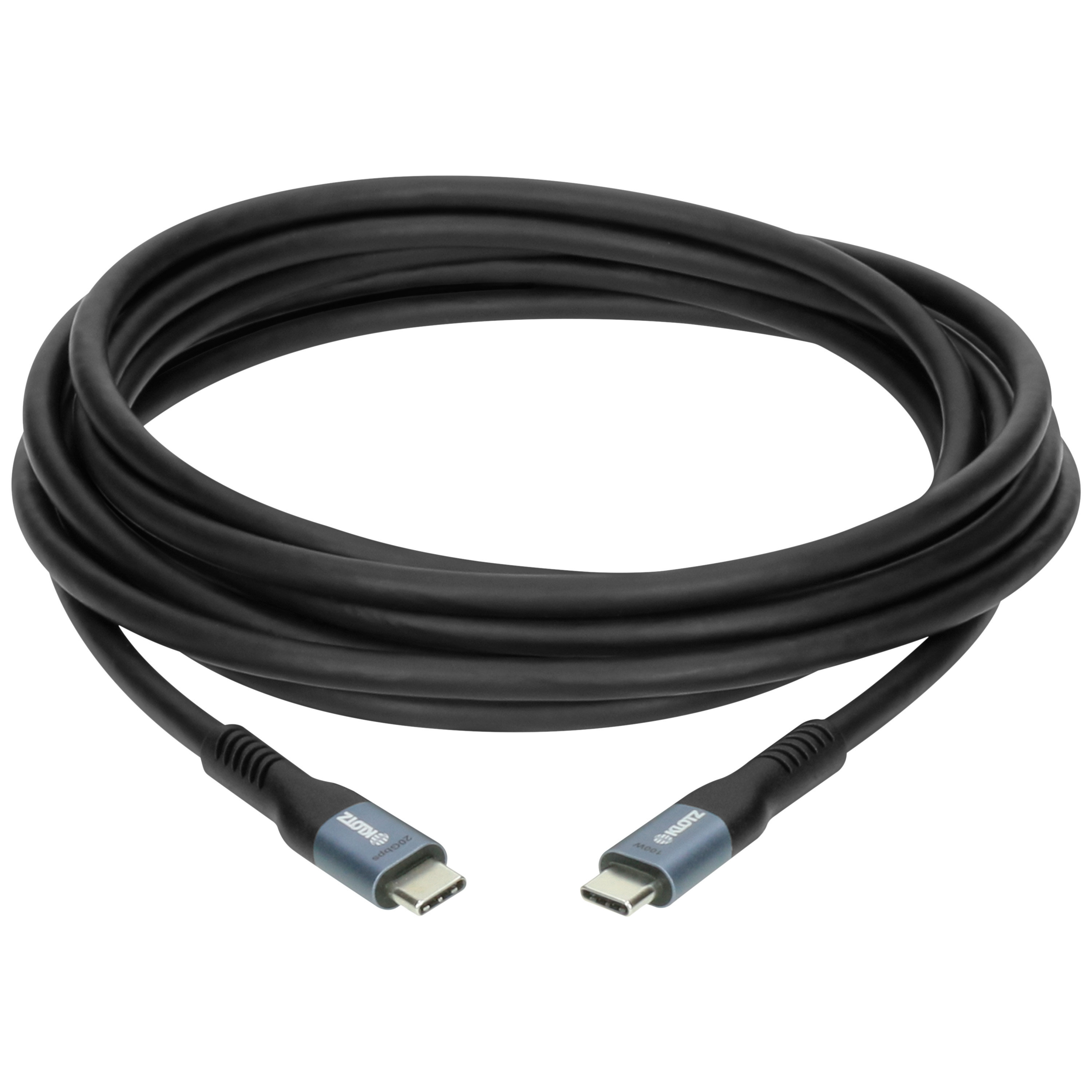 Klotz Câble USB 3.2 USB-C noir, longueur 50 cm