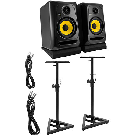 Pack Classic 5 Monitor (la paire) + Supports hauts Krk