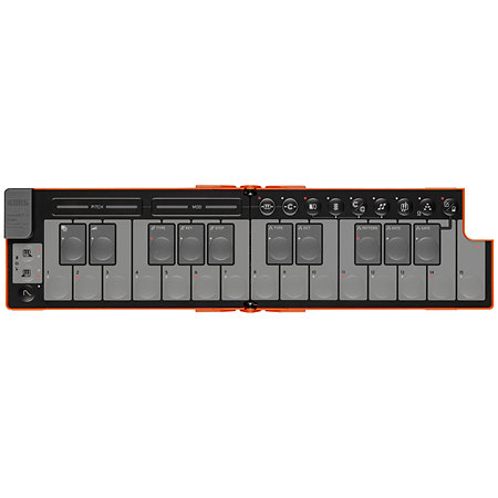 NanoKey Fold Lava Orange Korg