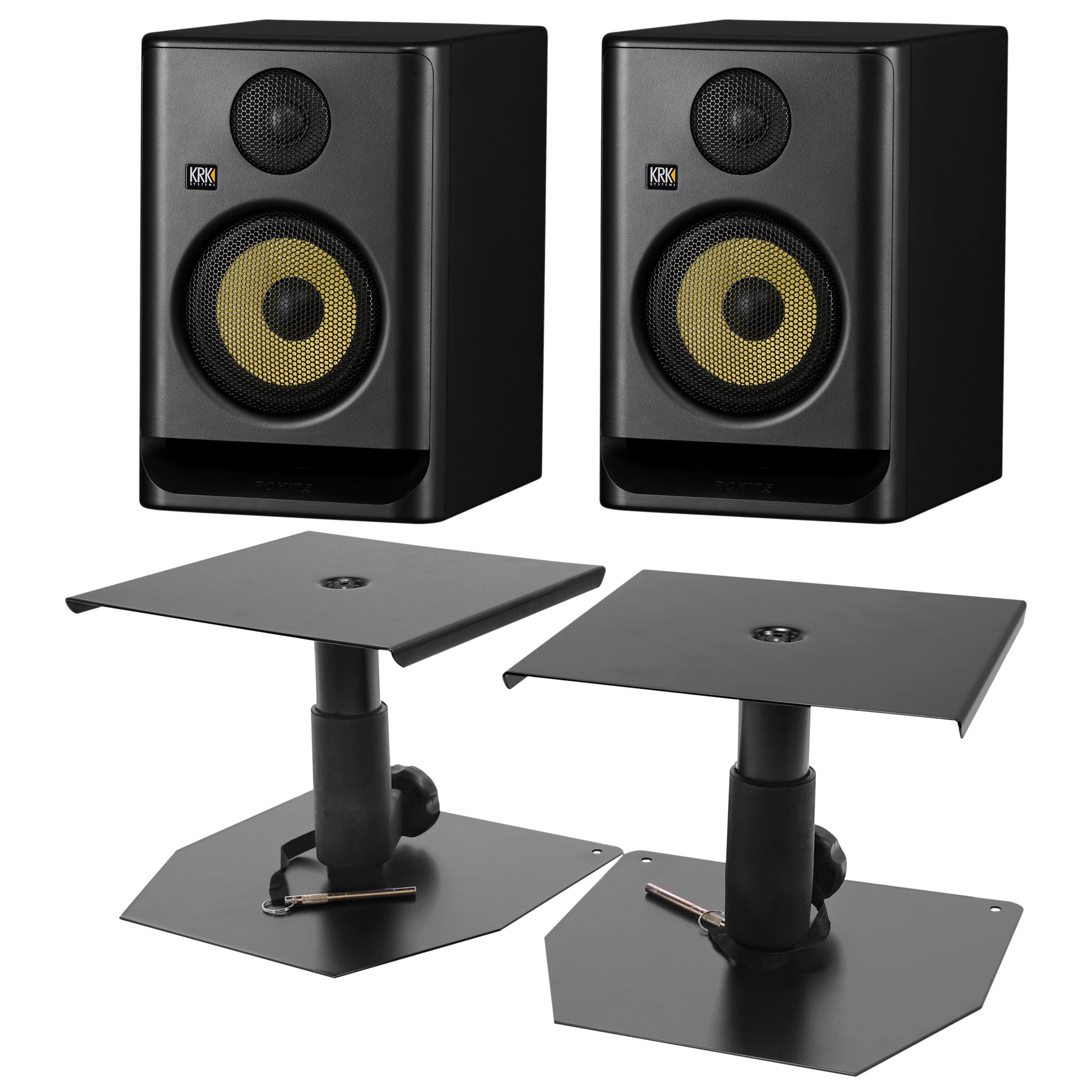 Krk Pack Rokit RP5 G5 (la paire) + Supports bas