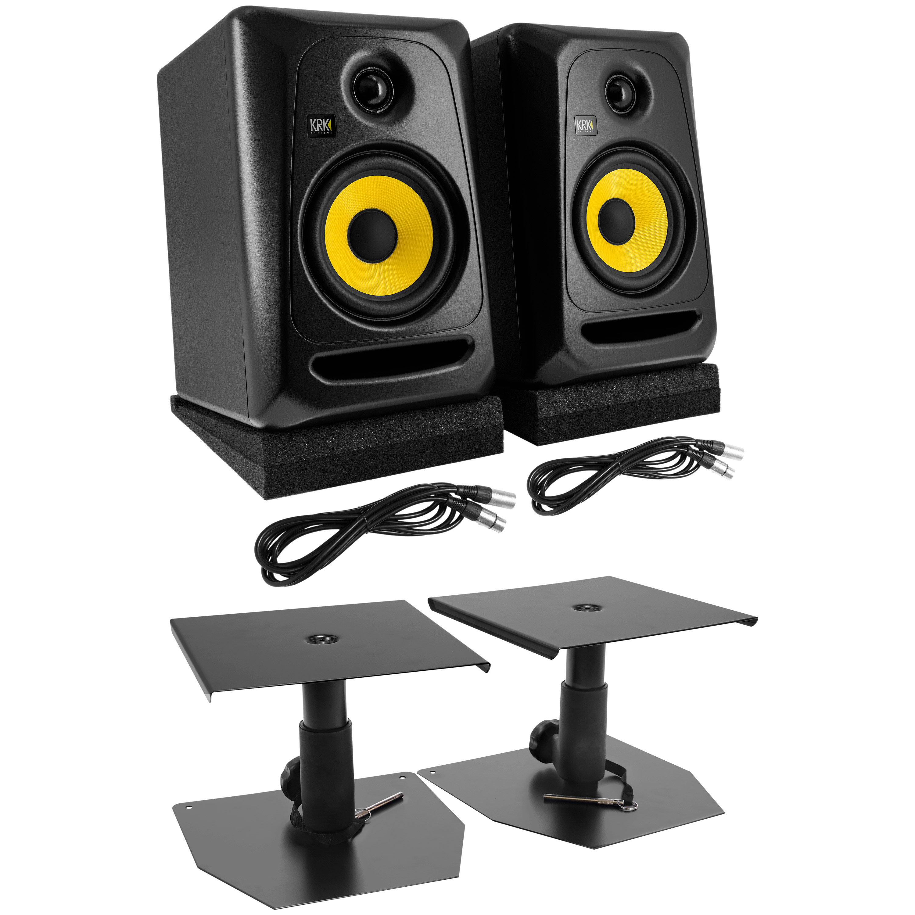 Krk Pack Classic 5 Monitor (la paire) + Supports bas