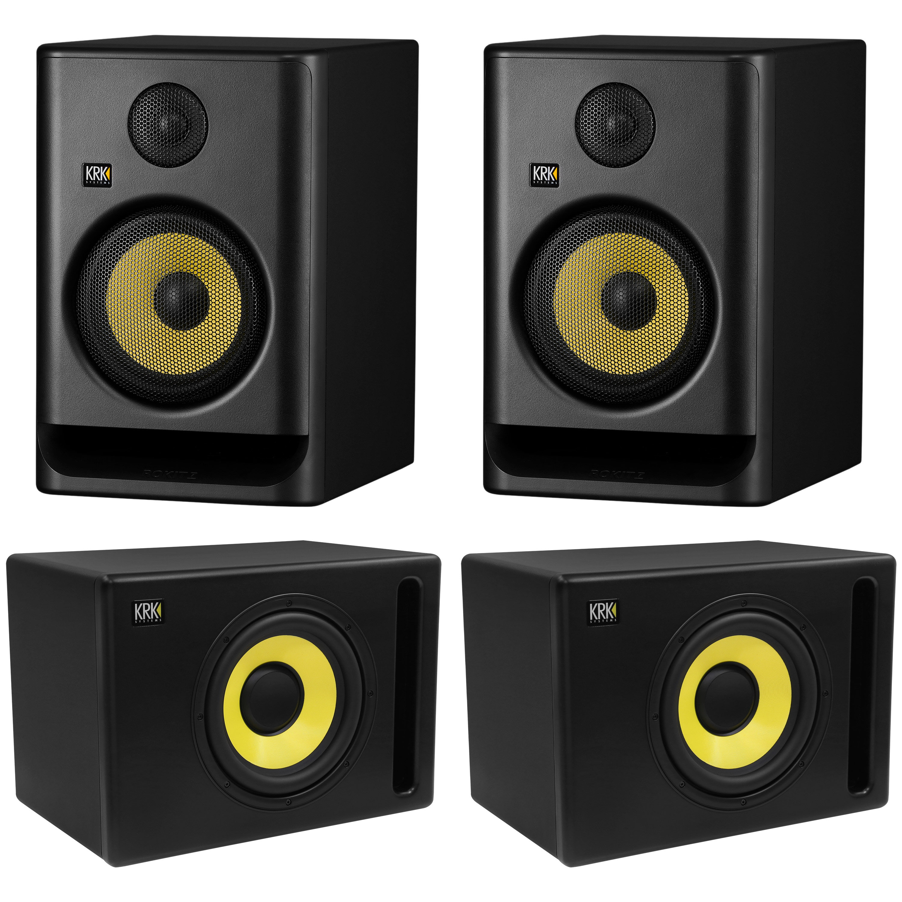 Krk Pack Rokit RP7 G5 (la paire) + Caisson S10.4