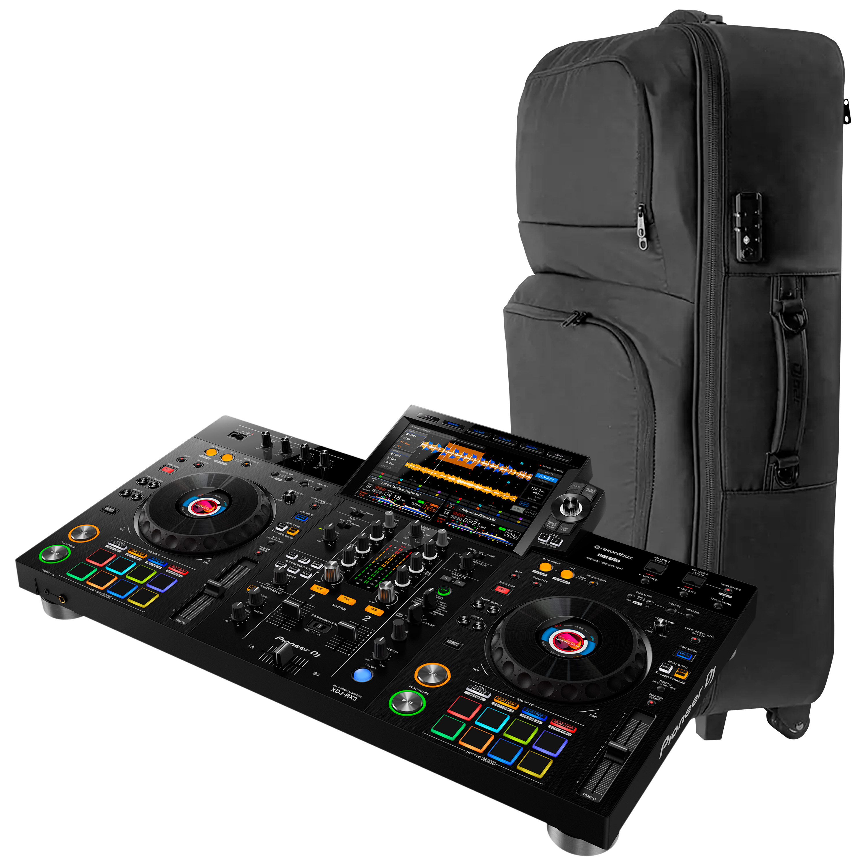 Pioneer DJ Pack XDJ-RX3 + Housse w Wheels