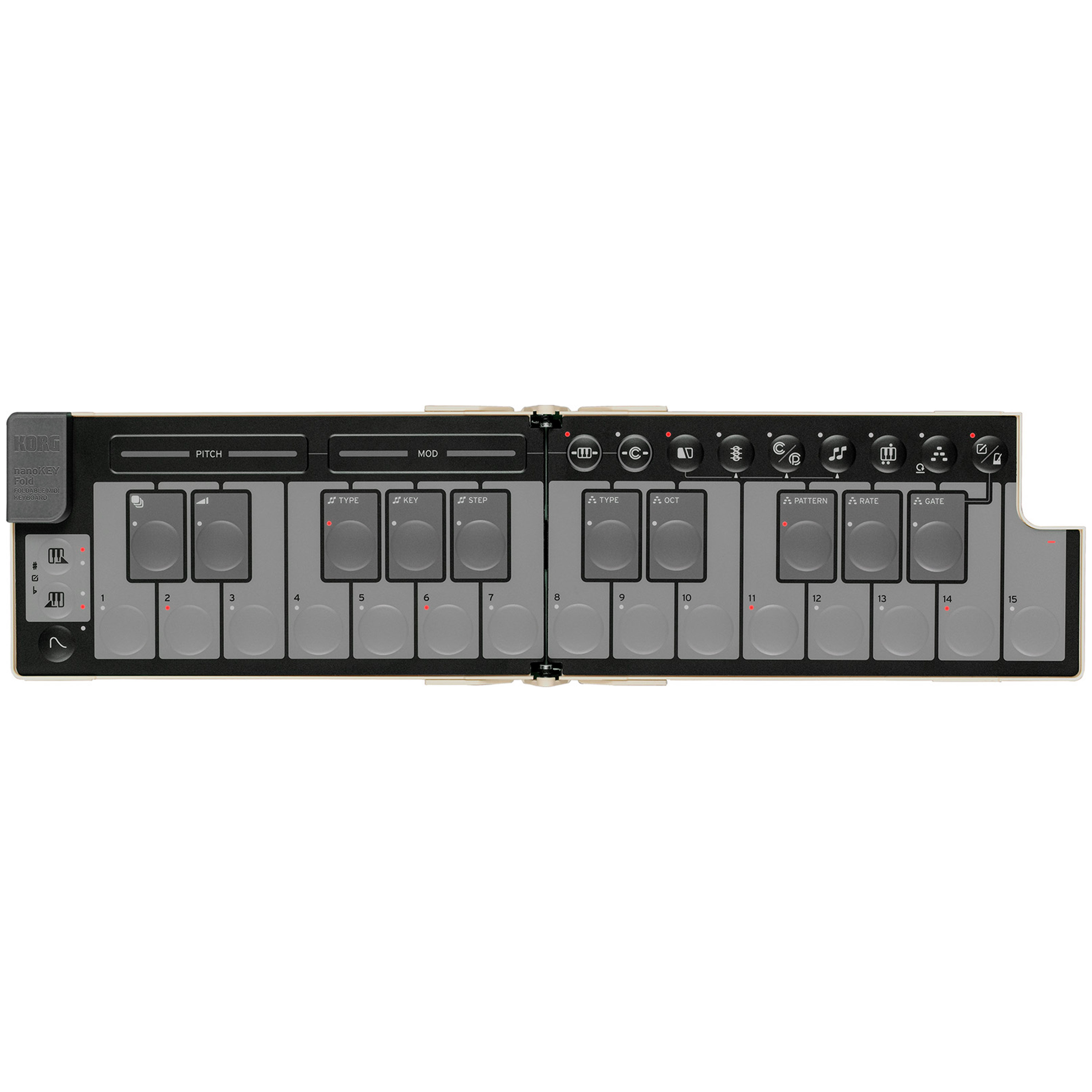 Korg NanoKey Fold Sand Beige