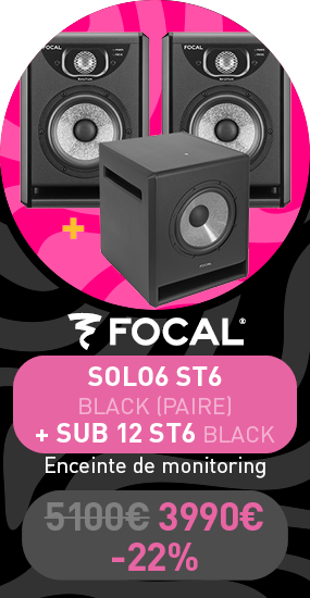 Focal - Solo6 ST6 (paire) Black + Sub 12 ST6 Black